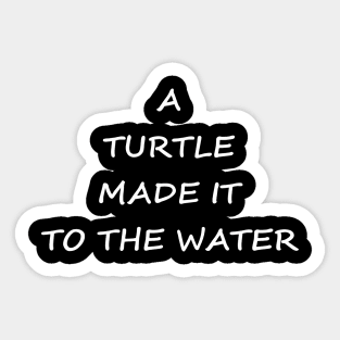 Save the turtles Sticker